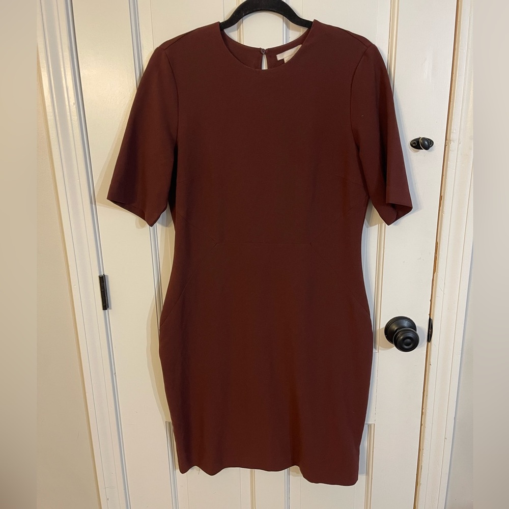 H&M Maroon Cut Out Dress